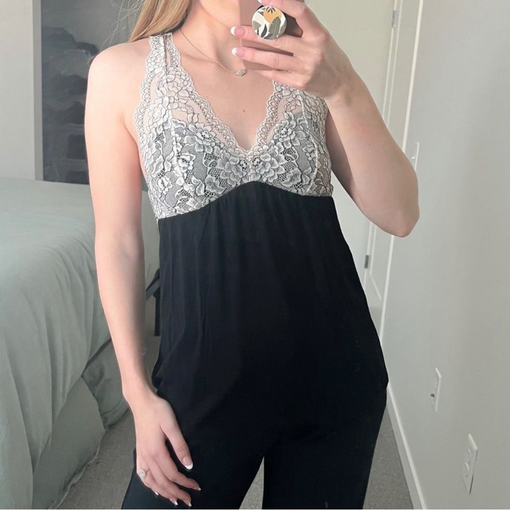 Adore Me Eyelash Bi-Color Lace Push Up Bra - Picture 9 of 15
